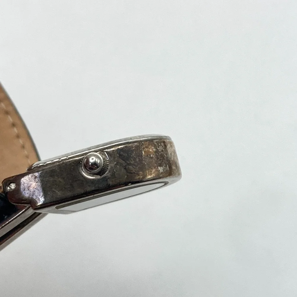 Vintage Suzanne Somers Women's Watch Silver Tone Patina Horseshoe New Battery 8